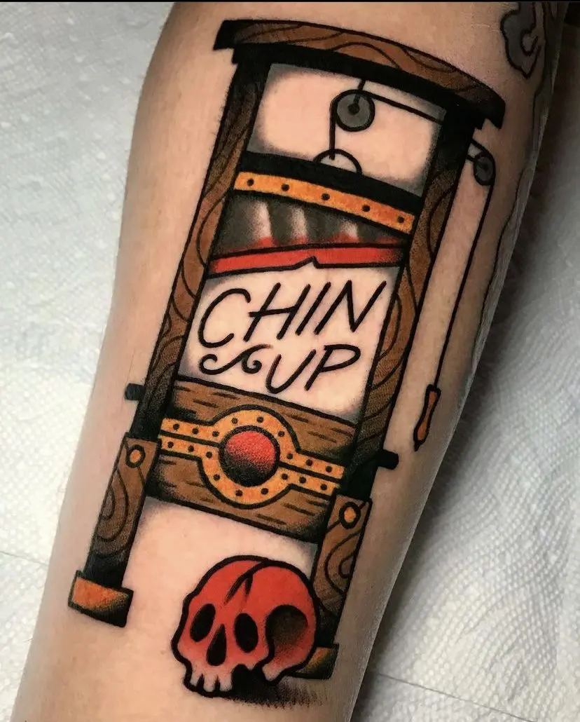 chin up tattooo